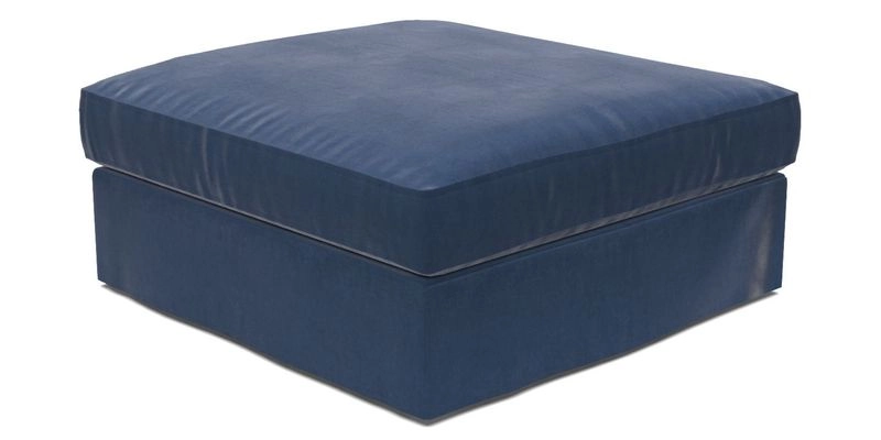 Slingsby Snuggler Fitted Cover Sofa in Two Tone Plain Biscuit. 