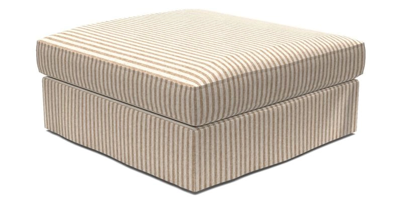 Slingsby Snuggler Fitted Cover Sofa in Two Tone Plain Biscuit. 