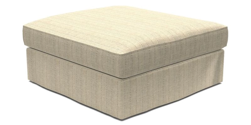 Slingsby Snuggler Fitted Cover Sofa in Two Tone Plain Biscuit. 