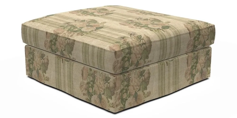 Slingsby Snuggler Fitted Cover Sofa in Two Tone Plain Biscuit. 