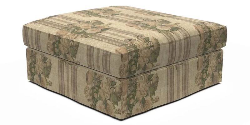 Slingsby Snuggler Fitted Cover Sofa in Two Tone Plain Biscuit. 