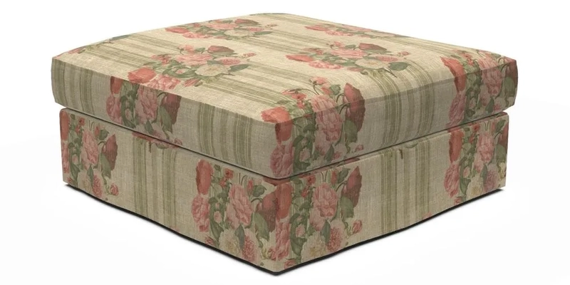 Slingsby Snuggler Fitted Cover Sofa in Two Tone Plain Biscuit. 