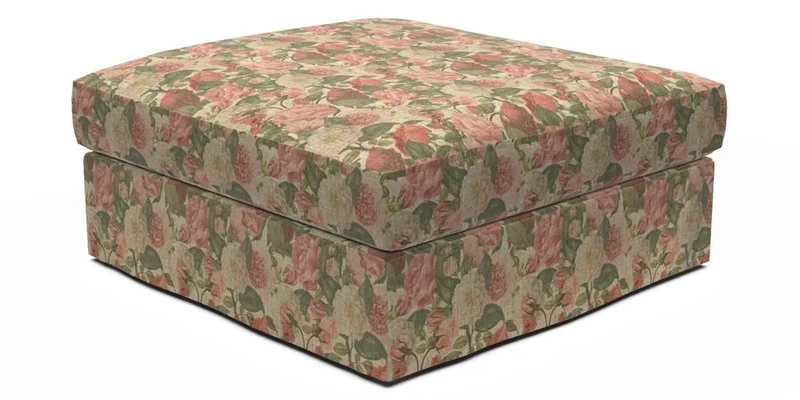 Slingsby Snuggler Fitted Cover Sofa in Two Tone Plain Biscuit. 