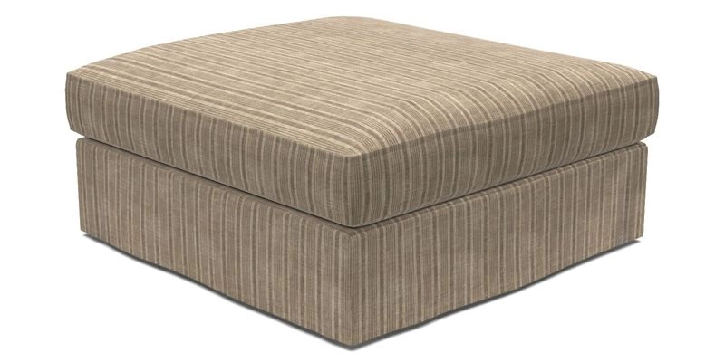 Slingsby Snuggler Fitted Cover Sofa in Two Tone Plain Biscuit. 