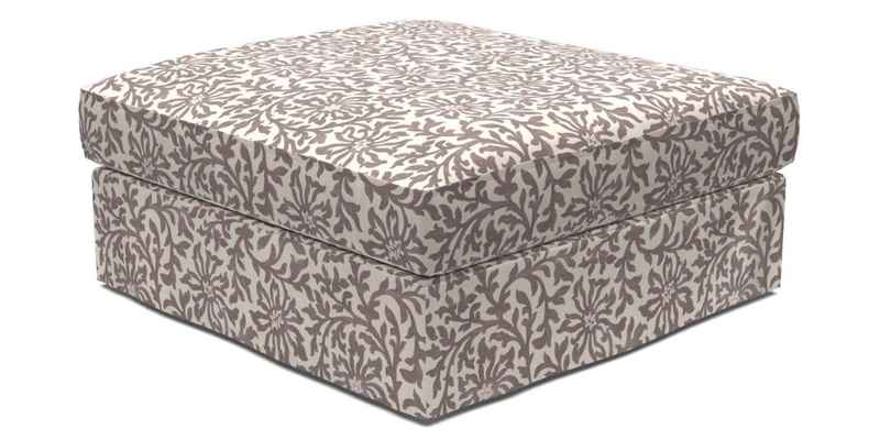 Slingsby Snuggler Fitted Cover Sofa in Two Tone Plain Biscuit. 