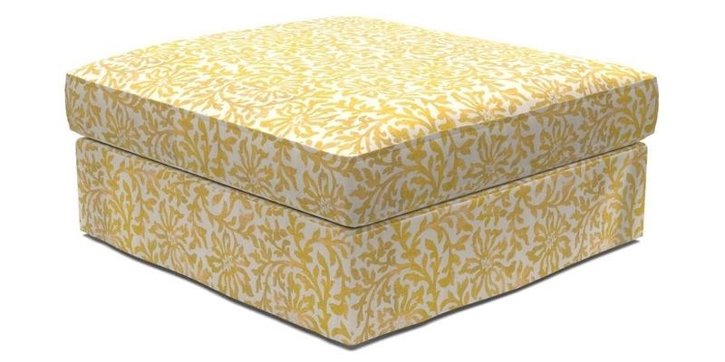 Slingsby Snuggler Fitted Cover Sofa in Two Tone Plain Biscuit. 