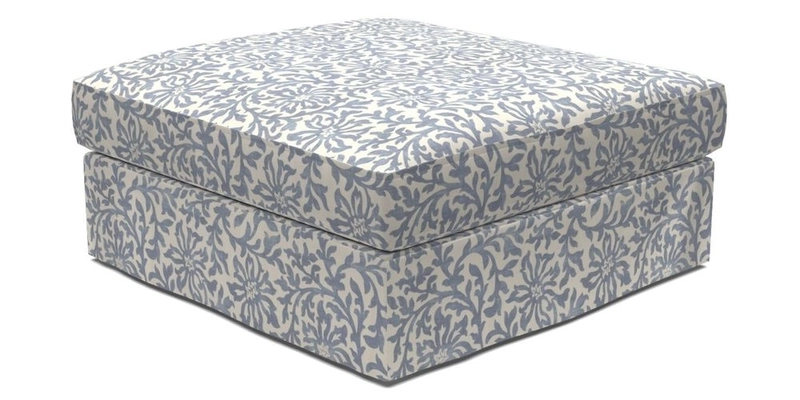 Slingsby Snuggler Fitted Cover Sofa in Two Tone Plain Biscuit. 