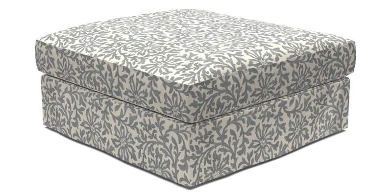 Slingsby Snuggler Fitted Cover Sofa in Two Tone Plain Biscuit. 