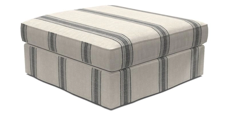 Slingsby Snuggler Fitted Cover Sofa in Two Tone Plain Biscuit. 