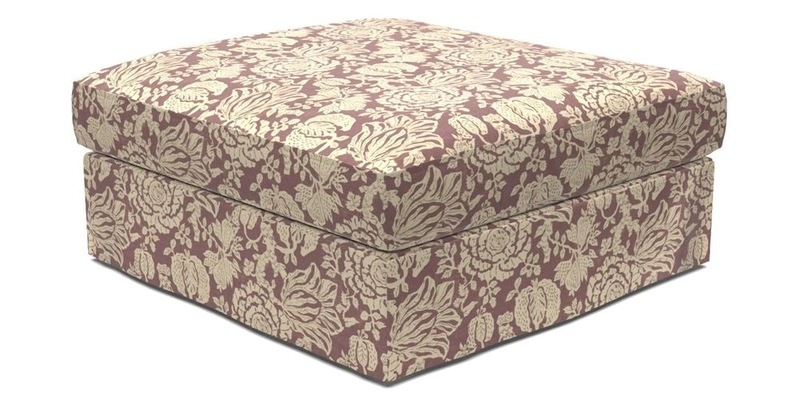 Slingsby Snuggler Fitted Cover Sofa in Two Tone Plain Biscuit. 