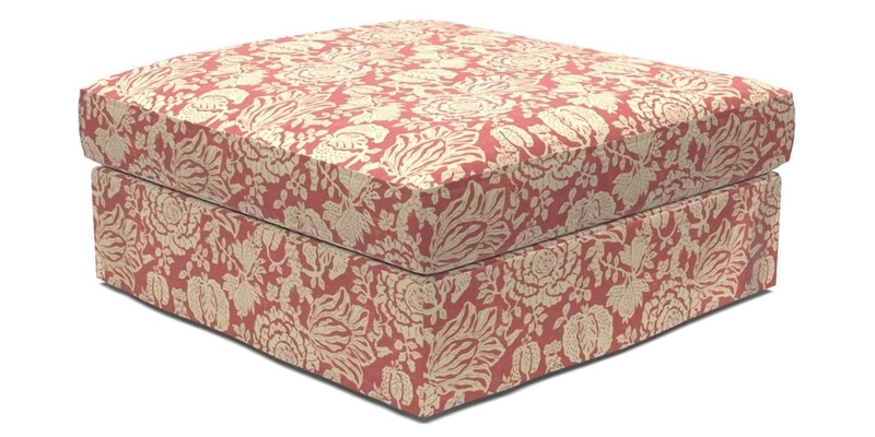 Slingsby Snuggler Fitted Cover Sofa in Two Tone Plain Biscuit. 