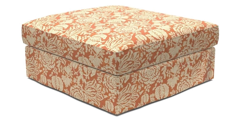 Slingsby Snuggler Fitted Cover Sofa in Two Tone Plain Biscuit. 