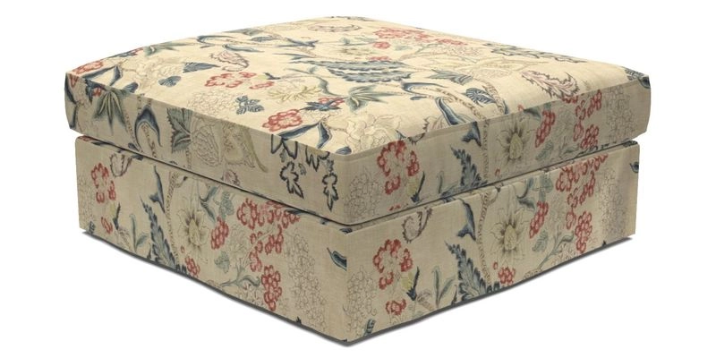 Slingsby Snuggler Fitted Cover Sofa in Two Tone Plain Biscuit. 