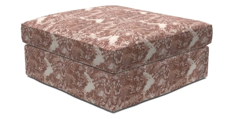 Slingsby Snuggler Fitted Cover Sofa in Two Tone Plain Biscuit. 