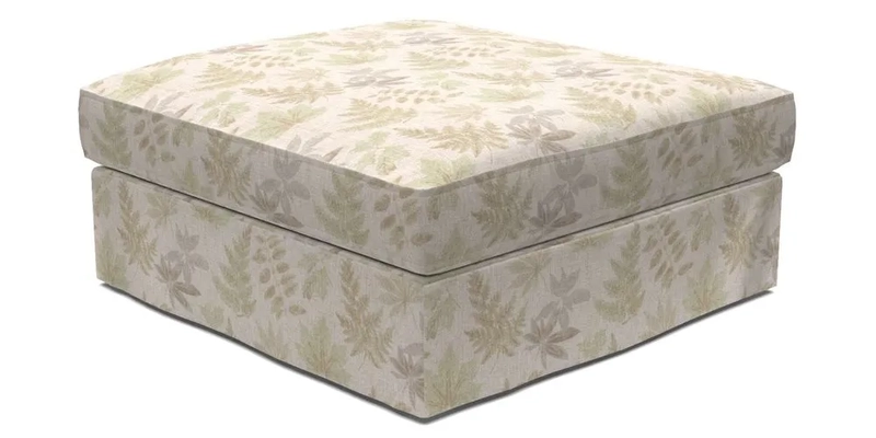 Slingsby Snuggler Fitted Cover Sofa in Two Tone Plain Biscuit. 