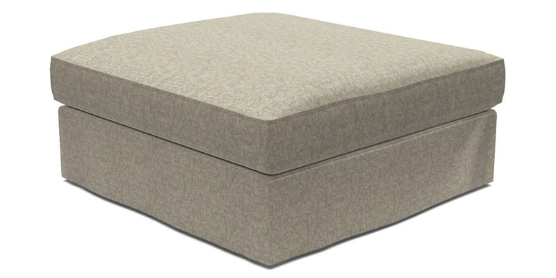 Slingsby Snuggler Fitted Cover Sofa in Two Tone Plain Biscuit. 