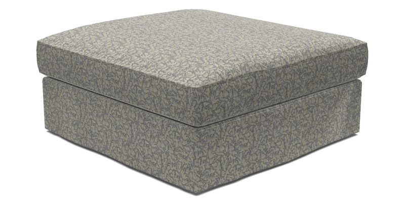 Slingsby Snuggler Fitted Cover Sofa in Two Tone Plain Biscuit. 