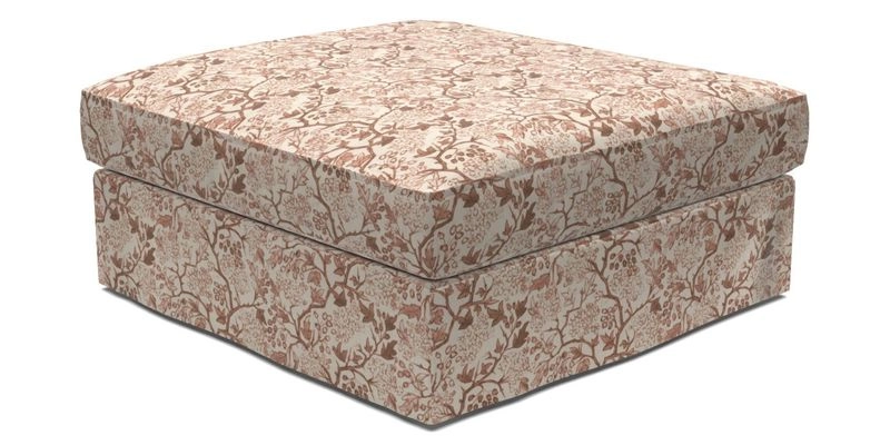 Slingsby Snuggler Fitted Cover Sofa in Two Tone Plain Biscuit. 