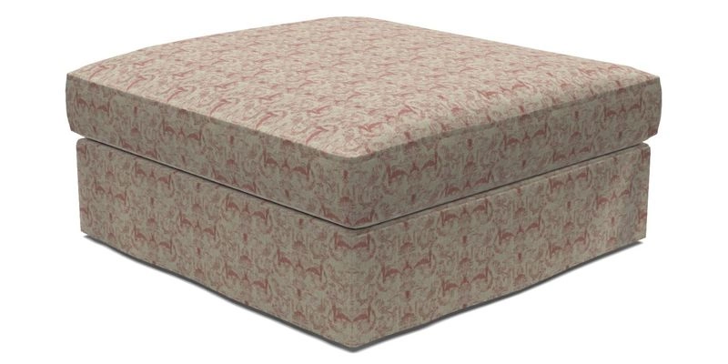 Slingsby Snuggler Fitted Cover Sofa in Two Tone Plain Biscuit. 