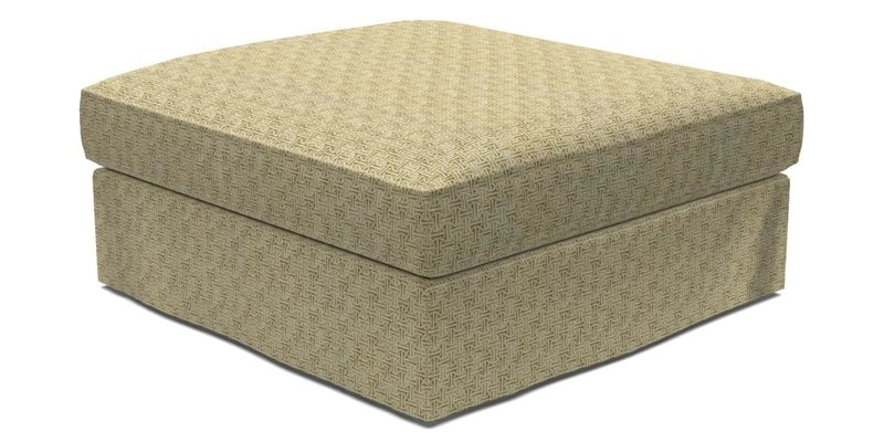 Slingsby Snuggler Fitted Cover Sofa in Two Tone Plain Biscuit. 