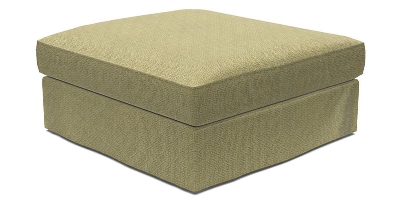 Slingsby Snuggler Fitted Cover Sofa in Two Tone Plain Biscuit. 