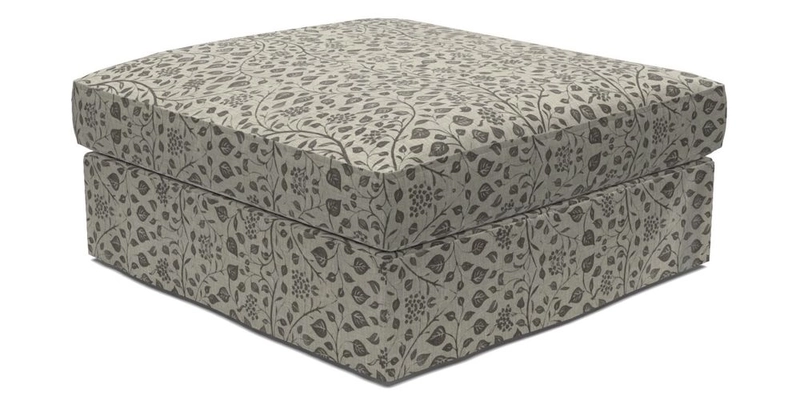 Slingsby Snuggler Fitted Cover Sofa in Two Tone Plain Biscuit. 