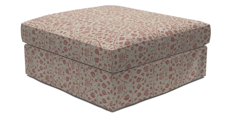 Slingsby Snuggler Fitted Cover Sofa in Two Tone Plain Biscuit. 