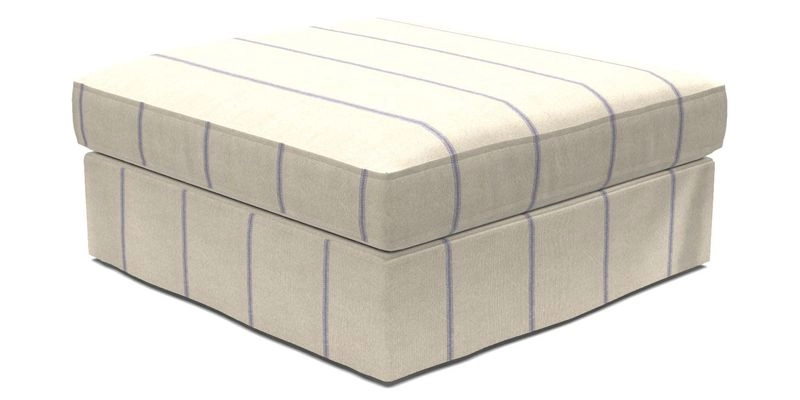 Slingsby Snuggler Fitted Cover Sofa in Two Tone Plain Biscuit. 