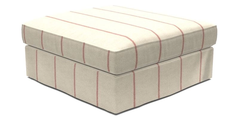 Slingsby Snuggler Fitted Cover Sofa in Two Tone Plain Biscuit. 