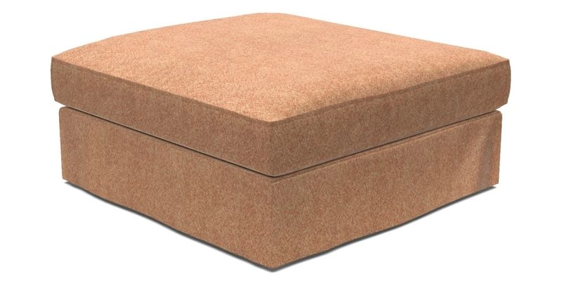 Slingsby Snuggler Fitted Cover Sofa in Two Tone Plain Biscuit. 