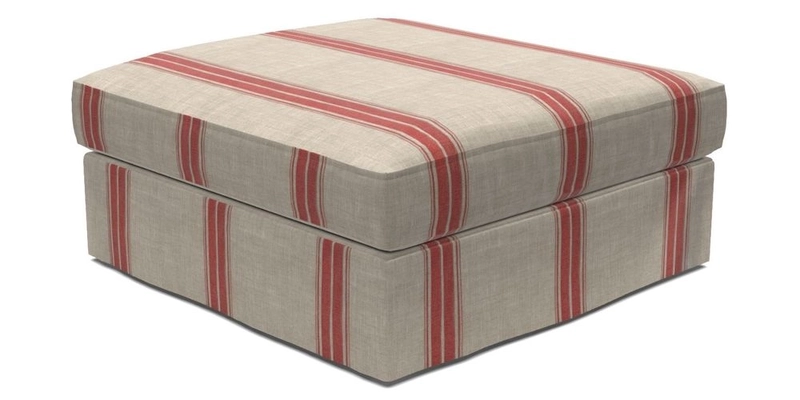 Slingsby Snuggler Fitted Cover Sofa in Two Tone Plain Biscuit. 