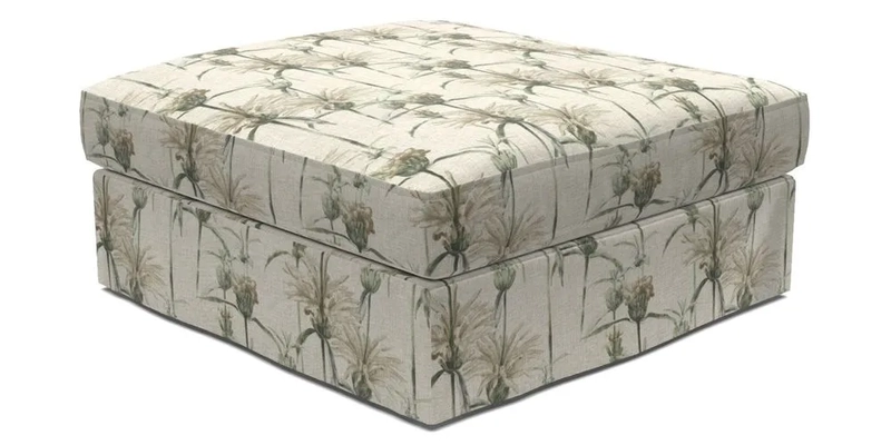 Slingsby Snuggler Fitted Cover Sofa in Two Tone Plain Biscuit. 