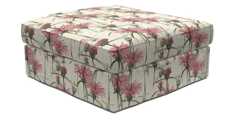 Slingsby Snuggler Fitted Cover Sofa in Two Tone Plain Biscuit. 