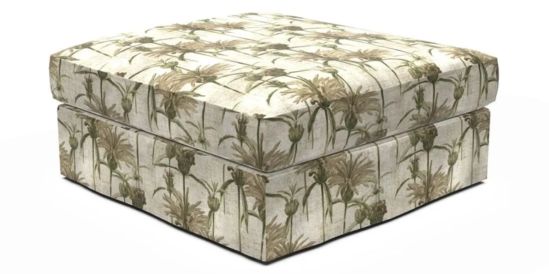 Slingsby Snuggler Fitted Cover Sofa in Two Tone Plain Biscuit. 