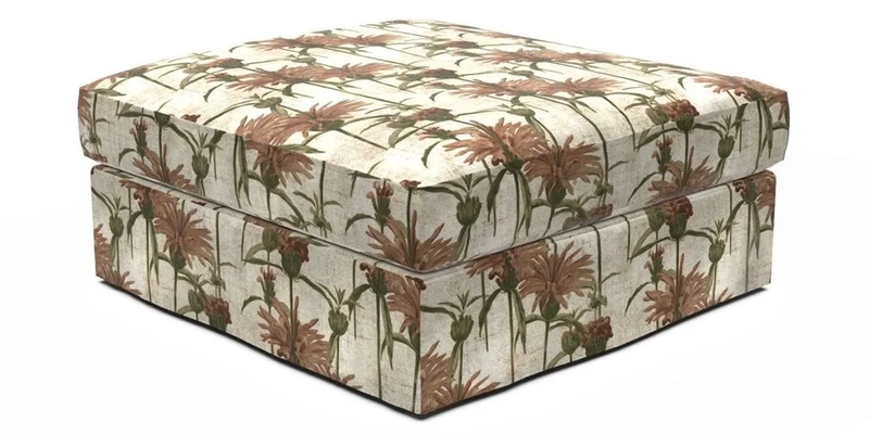 Slingsby Snuggler Fitted Cover Sofa in Two Tone Plain Biscuit. 