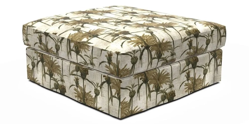 Slingsby Snuggler Fitted Cover Sofa in Two Tone Plain Biscuit. 