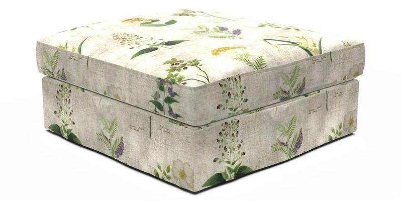 Slingsby Snuggler Fitted Cover Sofa in Two Tone Plain Biscuit. 