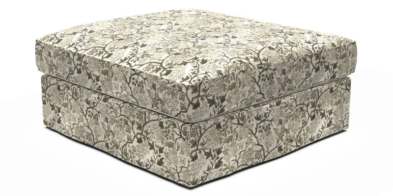 Slingsby Snuggler Fitted Cover Sofa in Two Tone Plain Biscuit. 