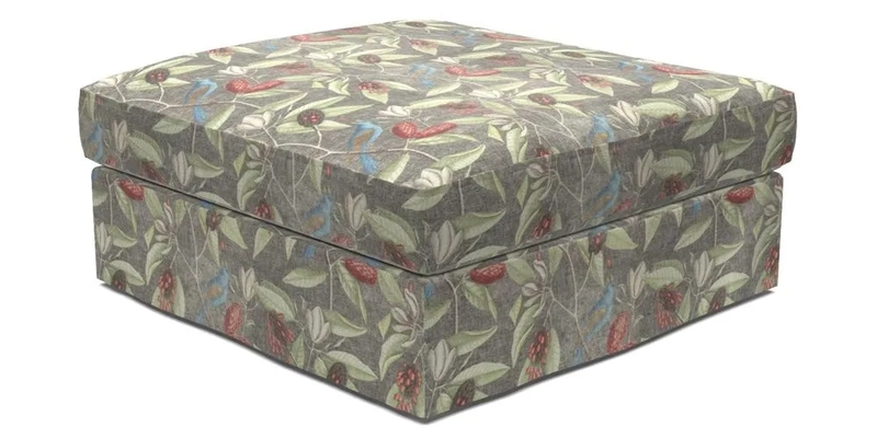 Slingsby Snuggler Fitted Cover Sofa in Two Tone Plain Biscuit. 