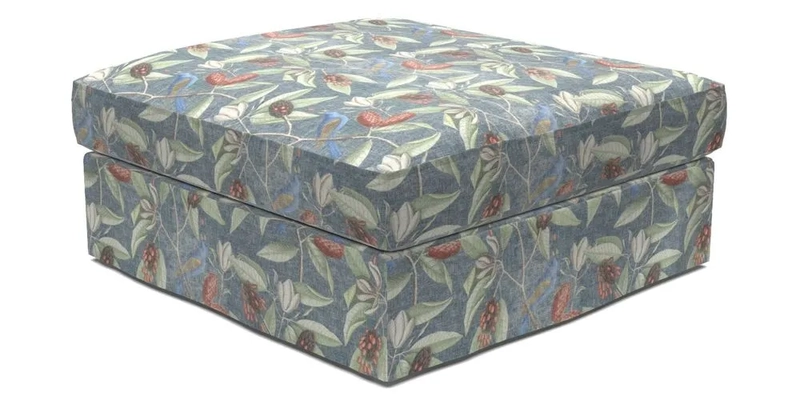 Slingsby Snuggler Fitted Cover Sofa in Two Tone Plain Biscuit. 