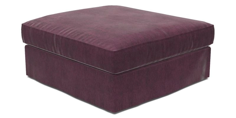 Slingsby Snuggler Fitted Cover Sofa in Two Tone Plain Biscuit. 