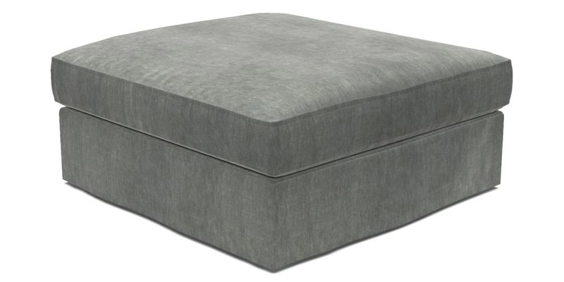 Slingsby Snuggler Fitted Cover Sofa in Two Tone Plain Biscuit. 