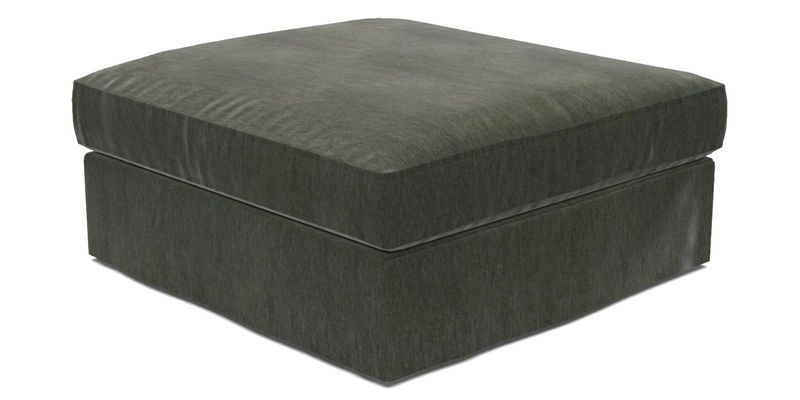 Slingsby Snuggler Fitted Cover Sofa in Two Tone Plain Biscuit. 