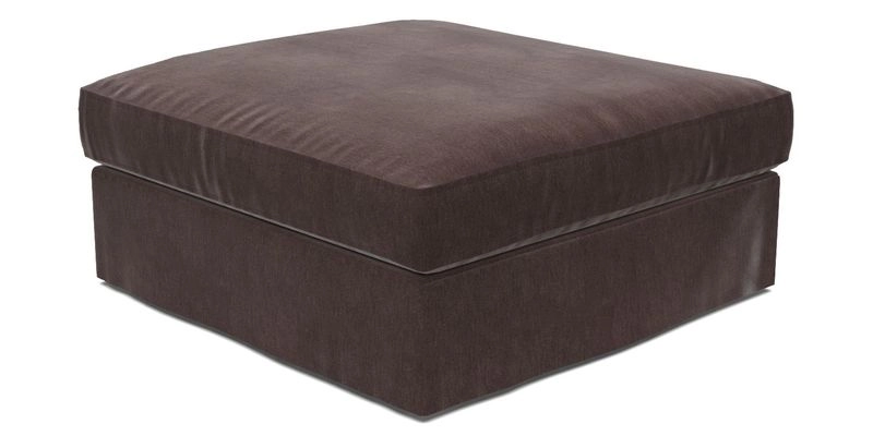 Slingsby Snuggler Fitted Cover Sofa in Two Tone Plain Biscuit. 
