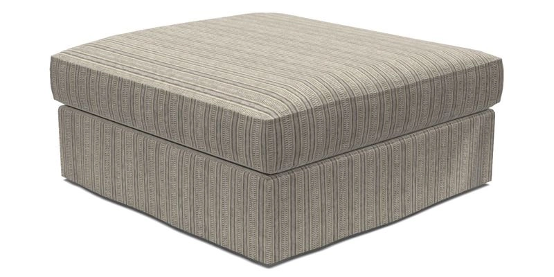 Slingsby Snuggler Fitted Cover Sofa in Two Tone Plain Biscuit. 