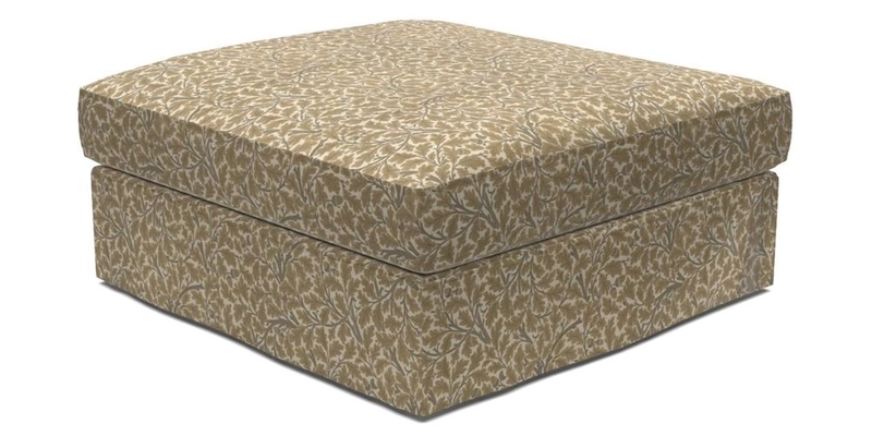 Slingsby Snuggler Fitted Cover Sofa in Two Tone Plain Biscuit. 