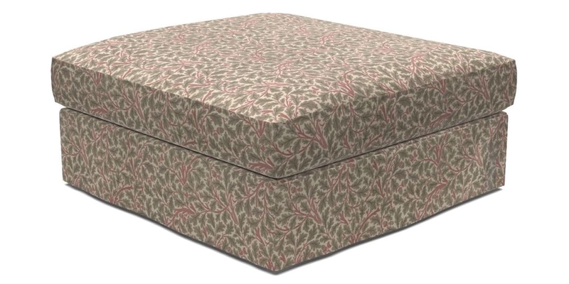 Slingsby Snuggler Fitted Cover Sofa in Two Tone Plain Biscuit. 