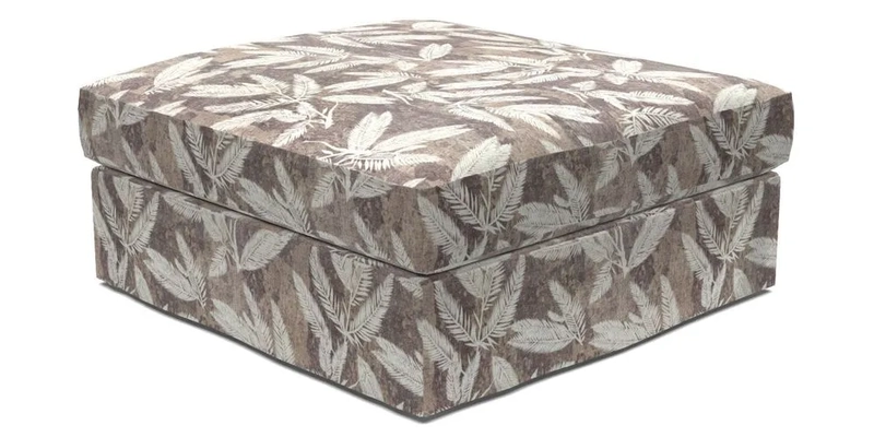 Slingsby Snuggler Fitted Cover Sofa in Two Tone Plain Biscuit. 