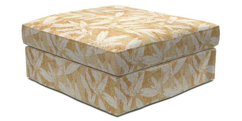 Slingsby Snuggler Fitted Cover Sofa in Two Tone Plain Biscuit. 