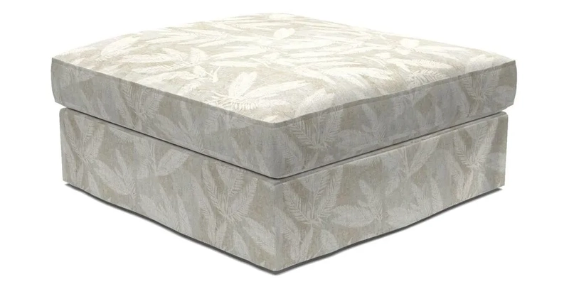 Slingsby Snuggler Fitted Cover Sofa in Two Tone Plain Biscuit. 